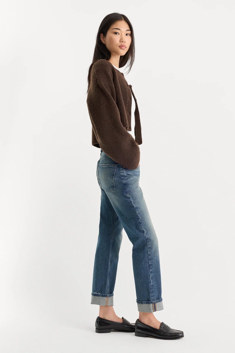 Good American - Vintage Straight Ankle Jeans - Indigo