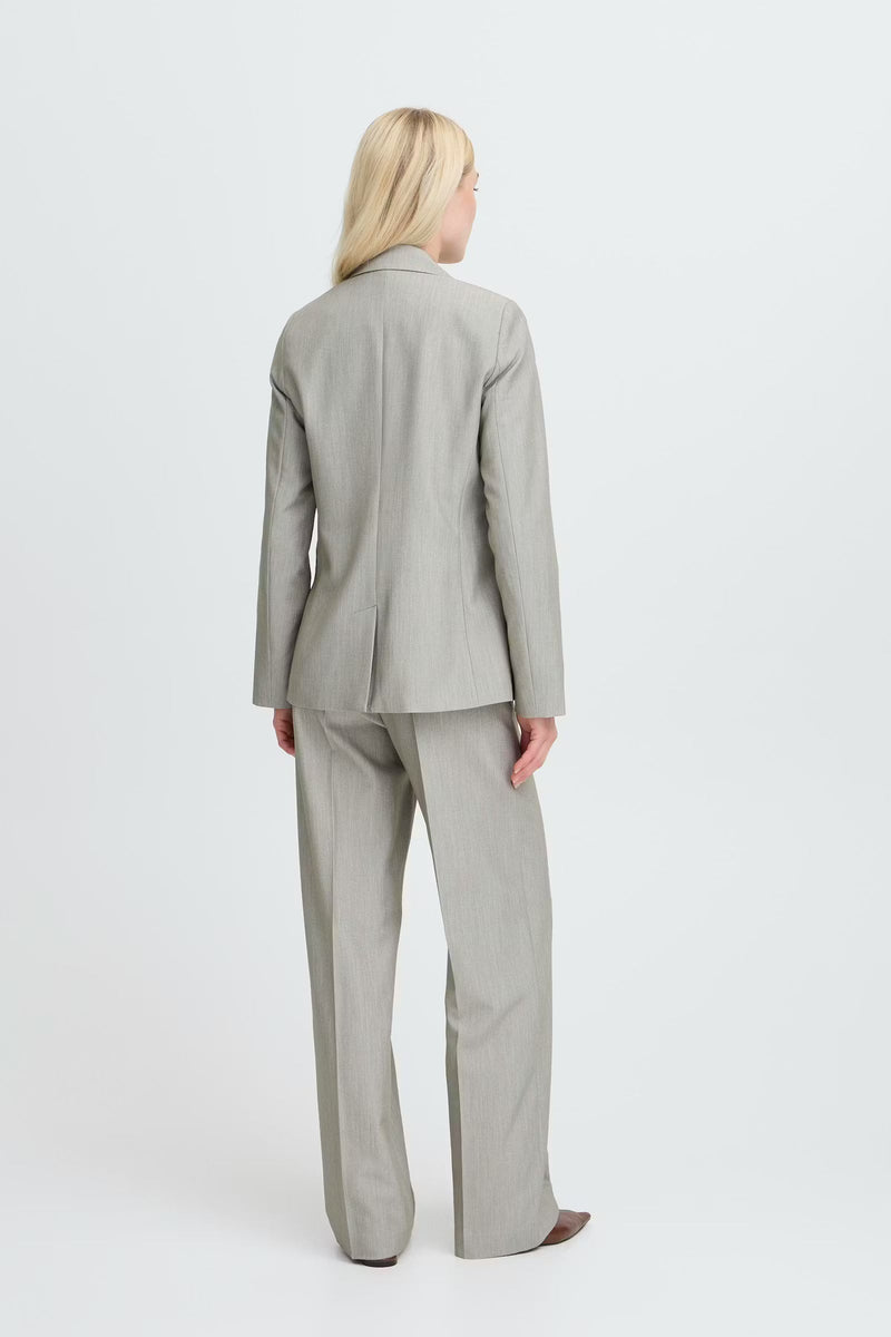 Bydanta Blazer - Green Melange