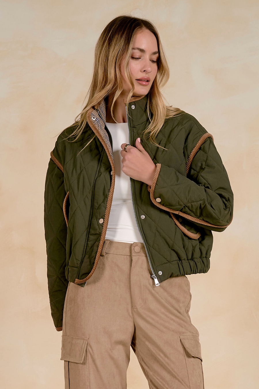 Blair Corduroy Jacket - Olive
