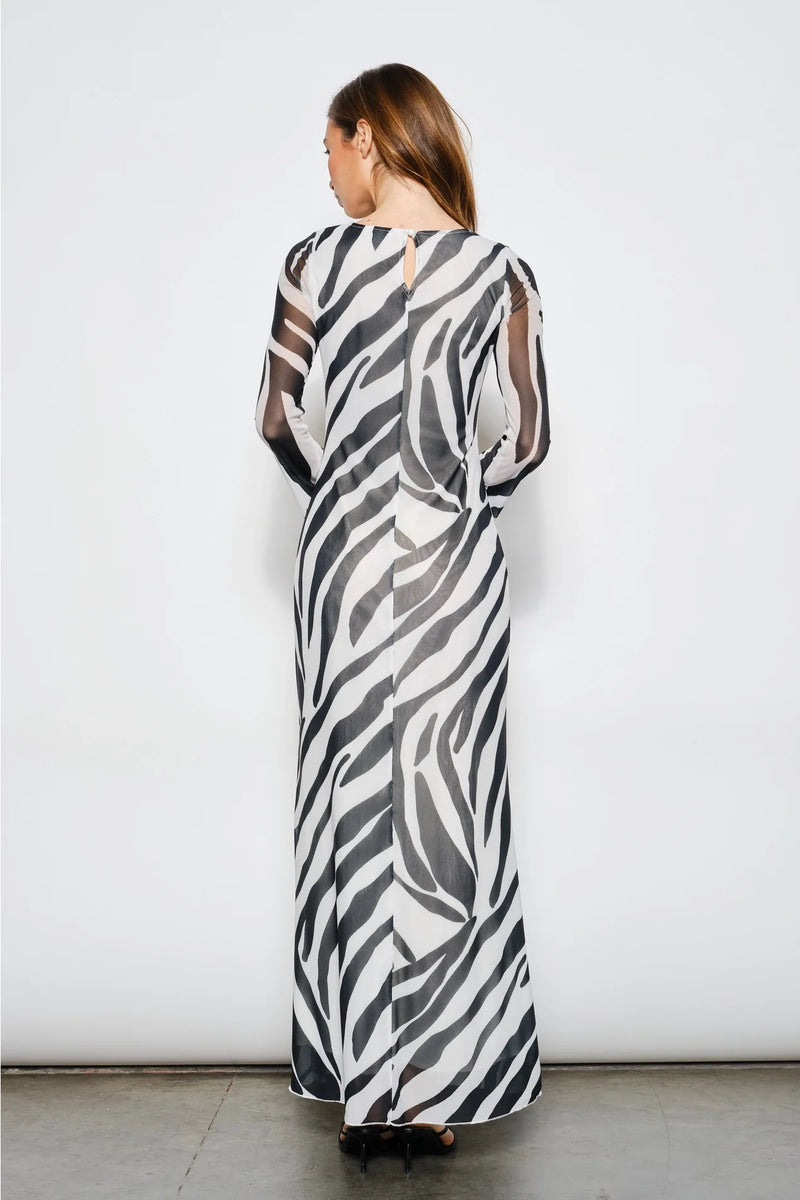 Sonia Zebra Maxi Dress