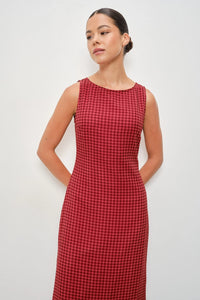 Aella Gingham Maxi Dress