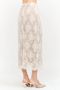 Lennon Lace Skirt - Ivory
