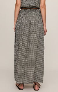 Z Supply Brooke Gingham Skirt - Black