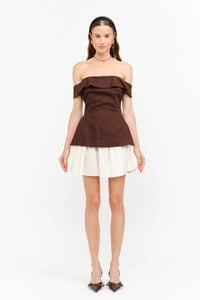 Valerie Dress - Brown