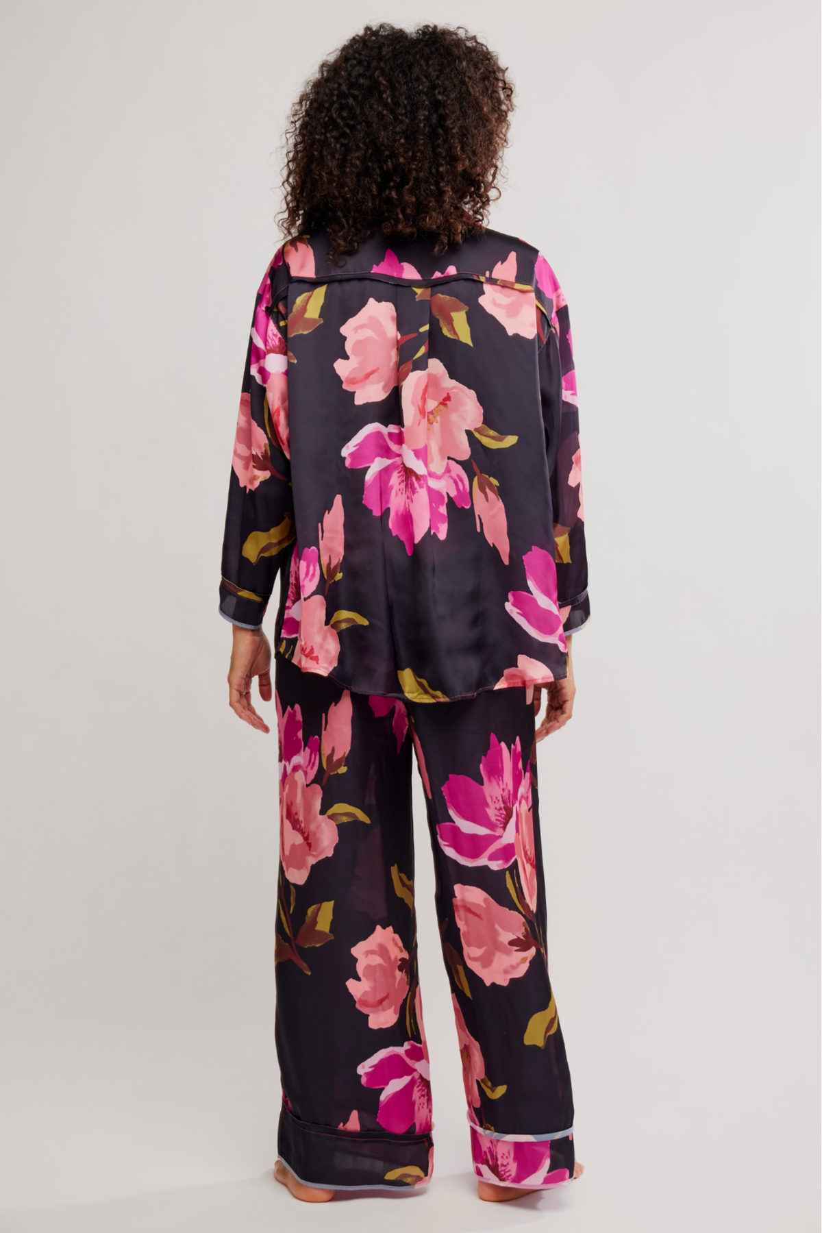 Free People Dreamy Days Pajama Set - Blackend