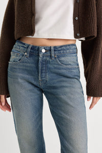 Good American - Vintage Straight Ankle Jeans - Indigo