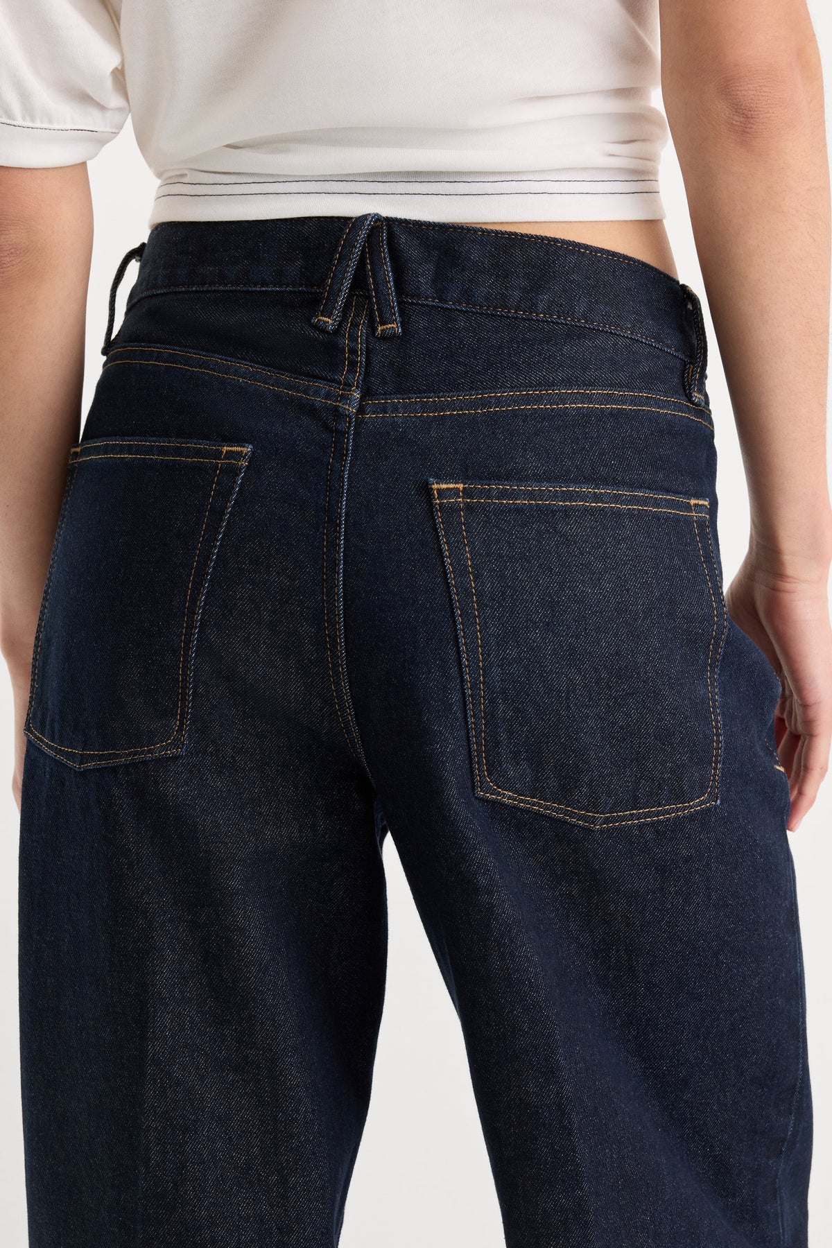Good American - Vintage Low Slung Baggy Jeans - Rinse