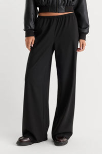 Good American - The Pull On Trouser - Black