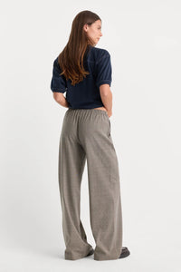 Good American - The Pull On Trouser - Mini Plaid