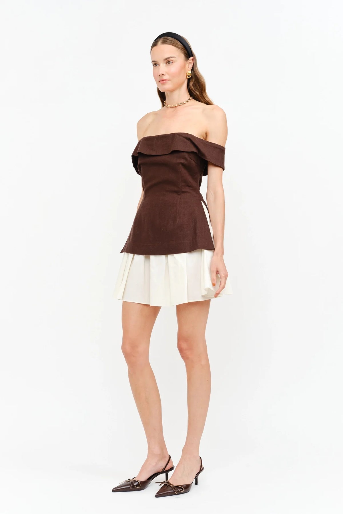 Valerie Dress - Brown