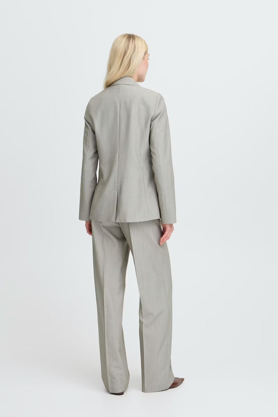 Bydanta Blazer - Green Melange