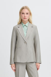 Bydanta Blazer - Green Melange