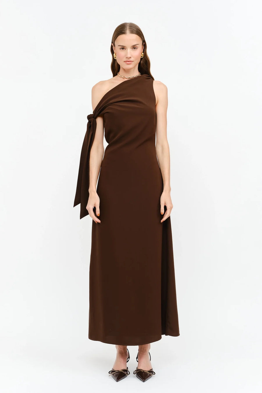 Remie Maxi Dress - Brown