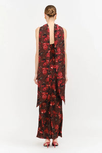 Magdalena Dress - Brown Floral