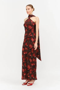 Magdalena Dress - Brown Floral