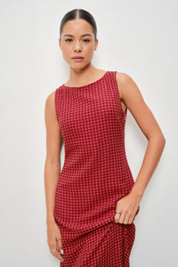 Aella Gingham Maxi Dress