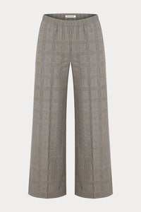 Good American - The Pull On Trouser - Mini Plaid