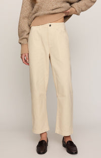 Z Supply - Colman Bowed Utility Pant - Soft Ecru