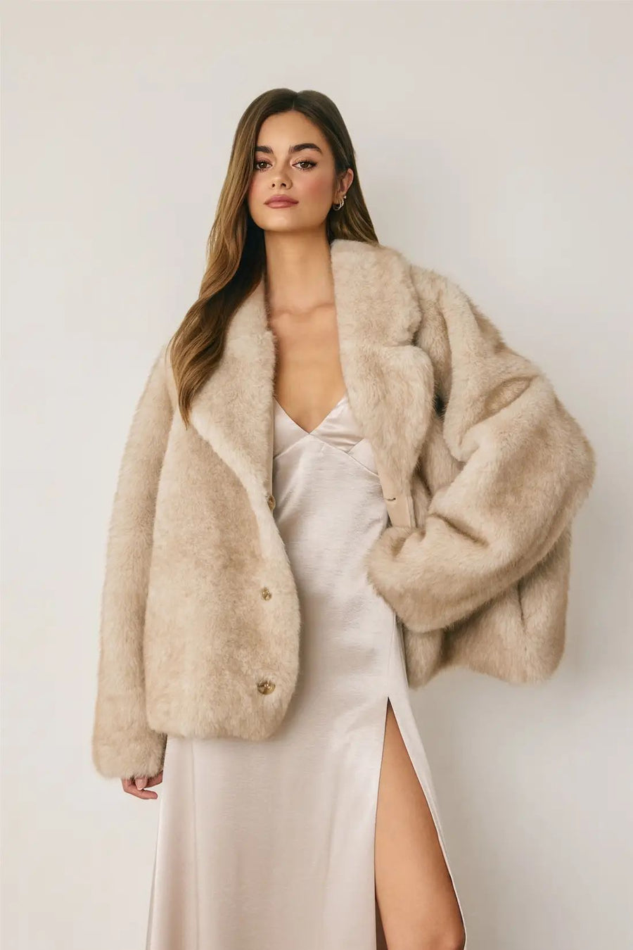 Reversible Faux Shearling Jacket