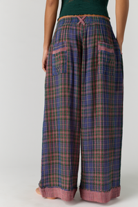 Free People - One And Done PJ Pant - Midnight Combo