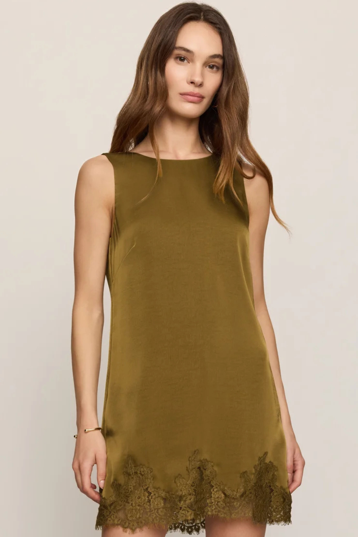 Z Supply - Meadow Muse Lace Mini Dress - Golden Sage