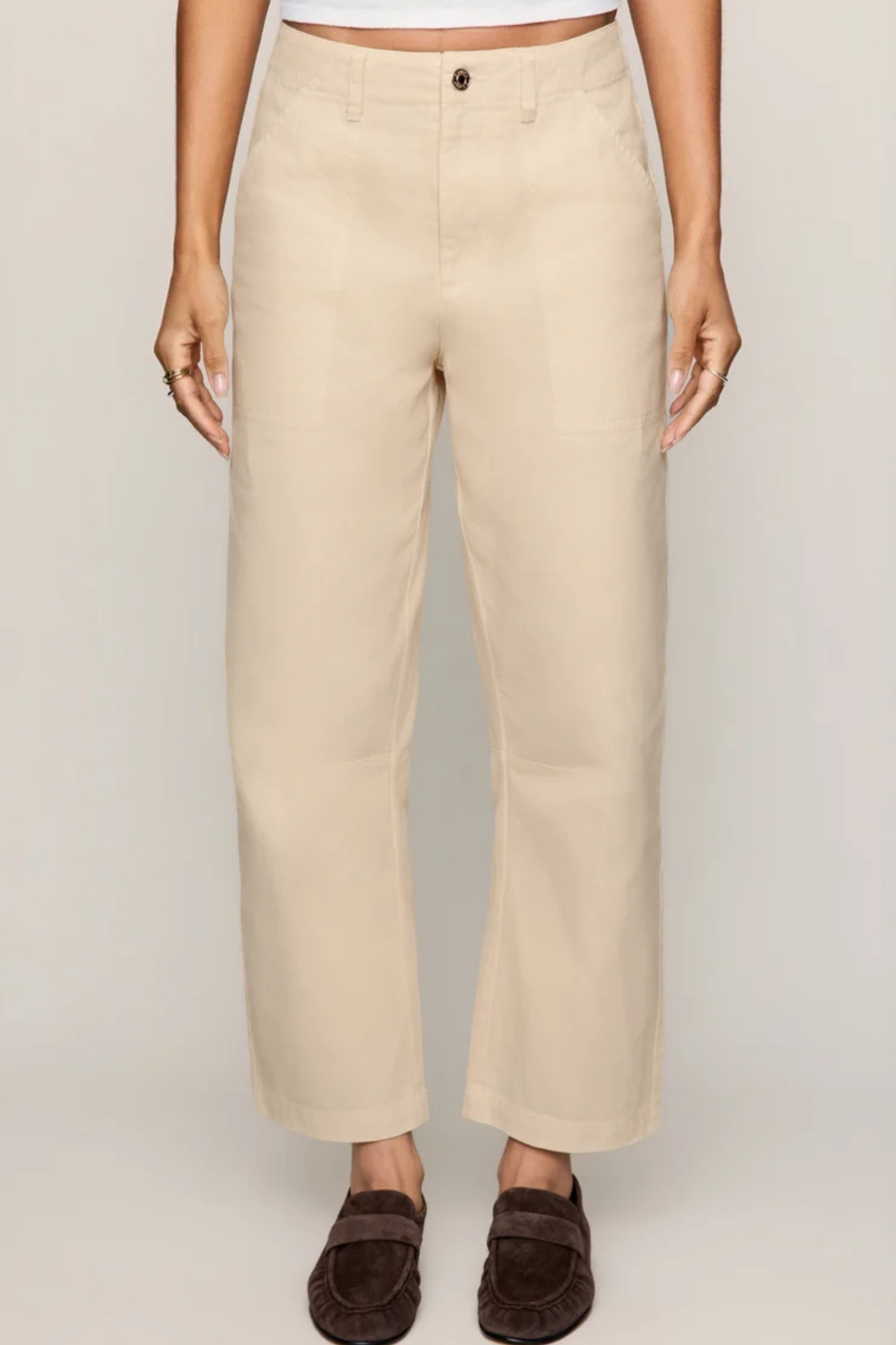 Z Supply - Colman Bowed Utility Pant - Soft Ecru