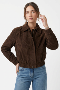 Taita Suede Jacket - Chocolate