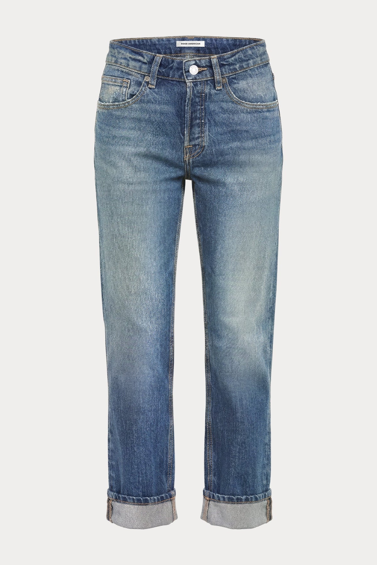 Good American - Vintage Straight Ankle Jeans - Indigo