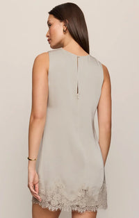 Z Supply - Meadow Muse Lace Mini Dress - Frosted Pearl