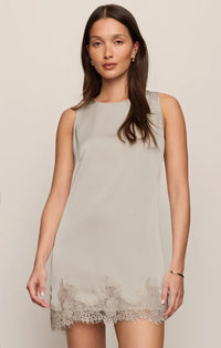 Z Supply - Meadow Muse Lace Mini Dress - Frosted Pearl