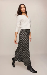 Z Supply - Europa Plaid Skirt - Ash Black