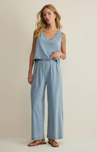 Z Supply Scout Jersey Denim Pant - Ocean Air Indigo