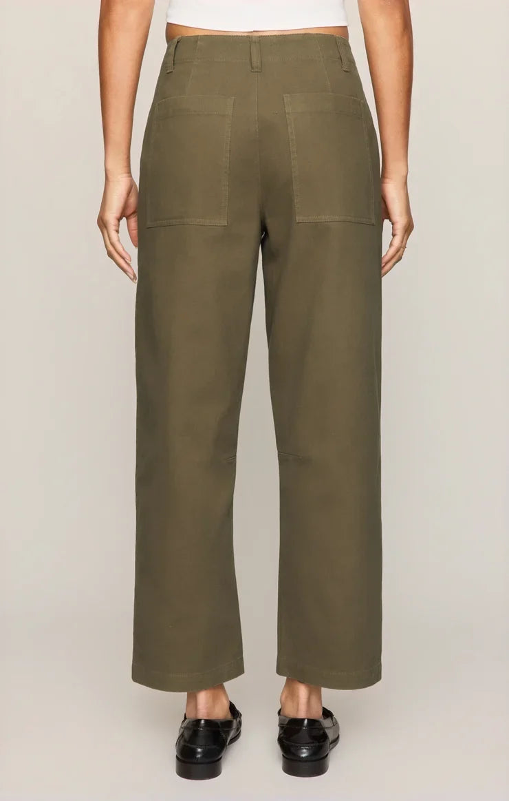 Z Supply - Colman Bowed Utility Pant - Golden Olive