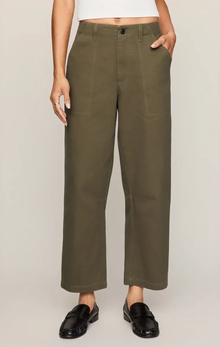 Z Supply - Colman Bowed Utility Pant - Golden Olive
