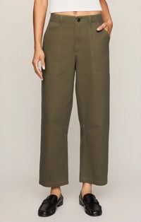 Z Supply - Colman Bowed Utility Pant - Golden Olive