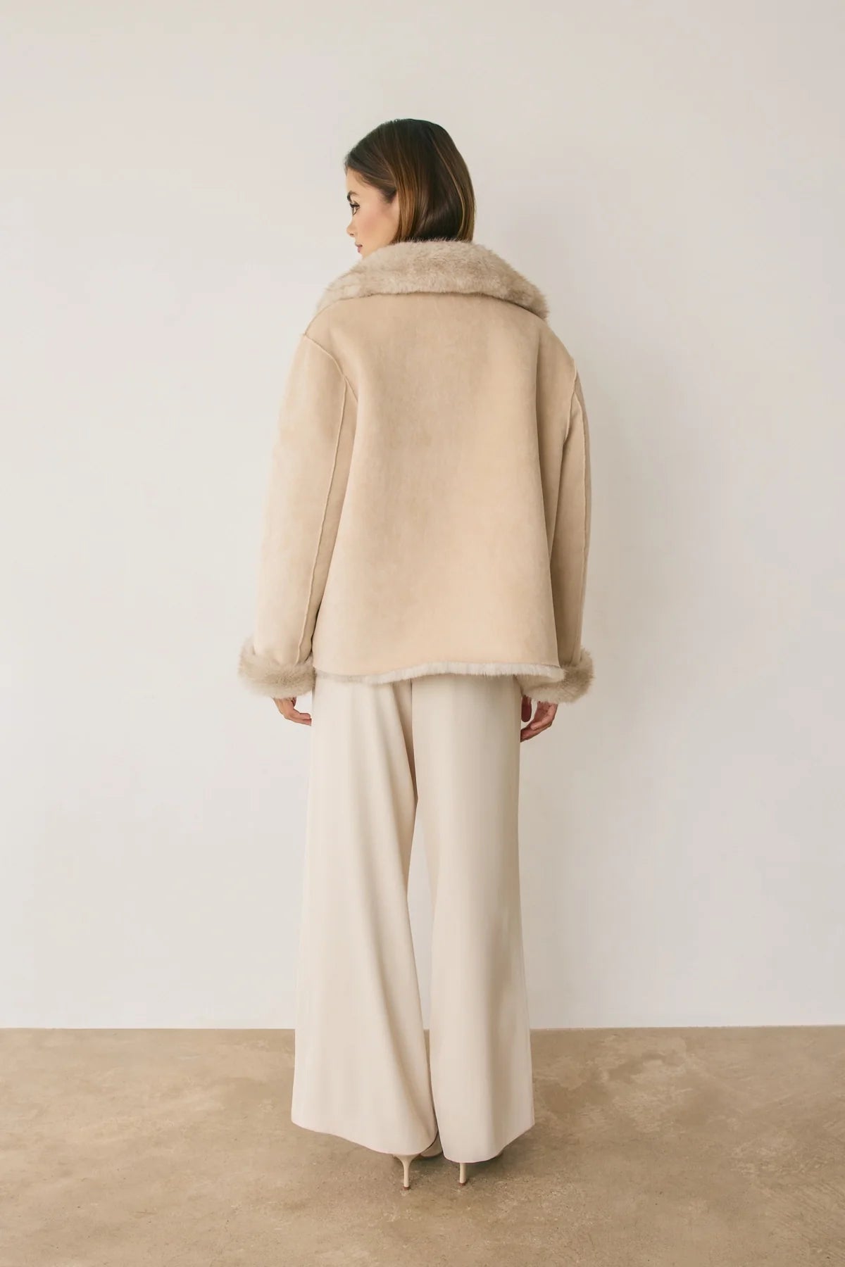 Reversible Faux Shearling Jacket