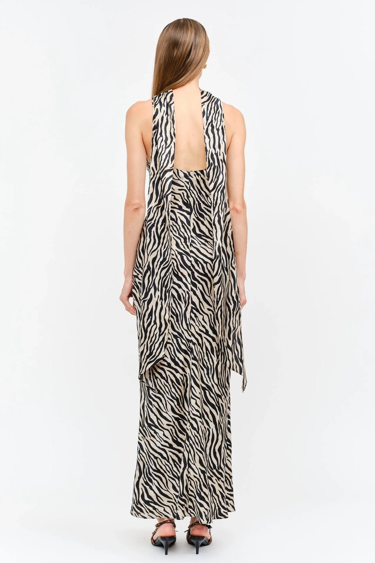 Magdalena Dress - Zebra Print