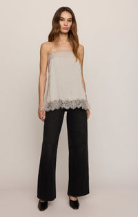 Z Supply - Roselle Lace Cami - Frosted Pearl
