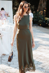 Petal & Pup - Honey Maxi Dress - Olive