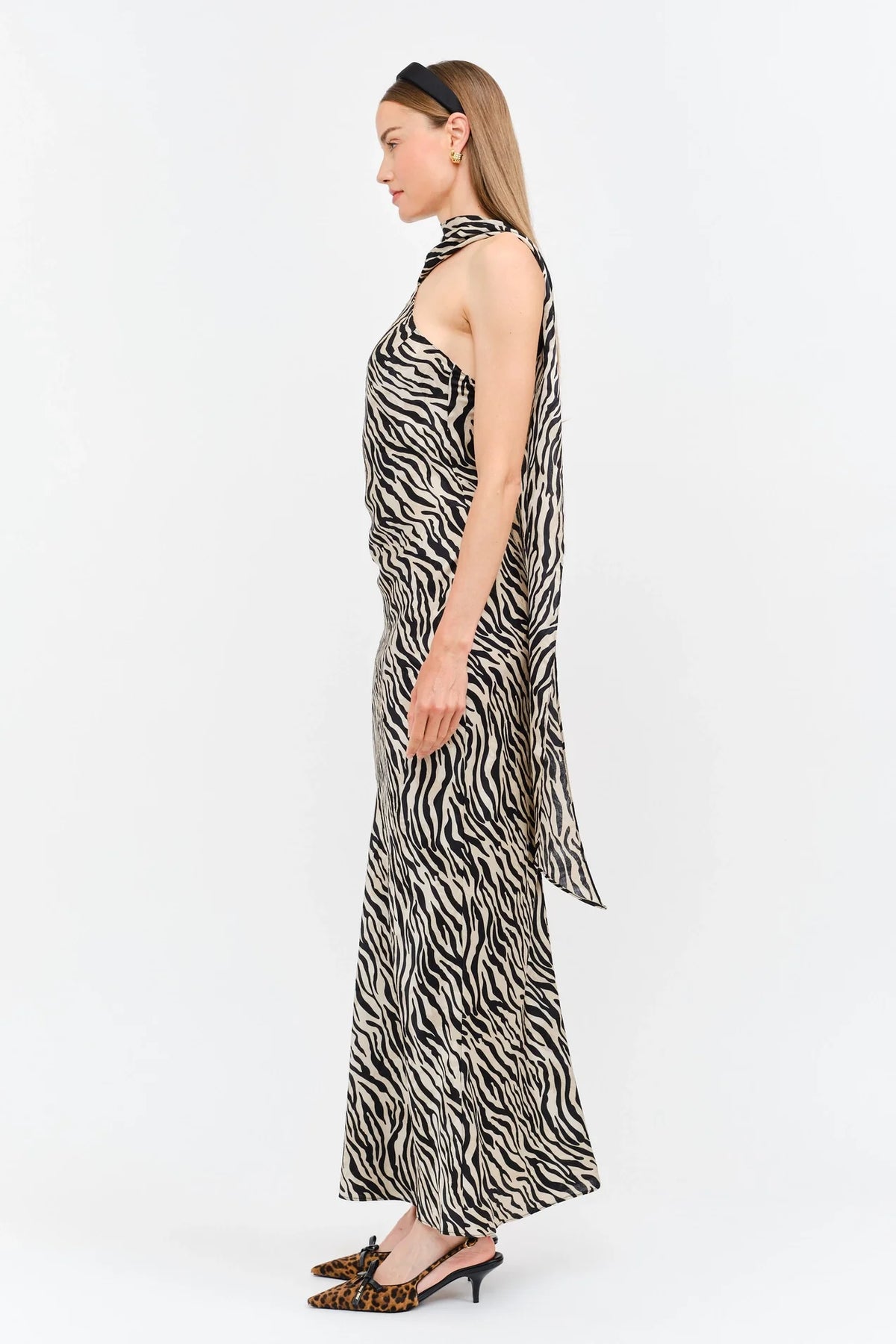 Magdalena Dress - Zebra Print